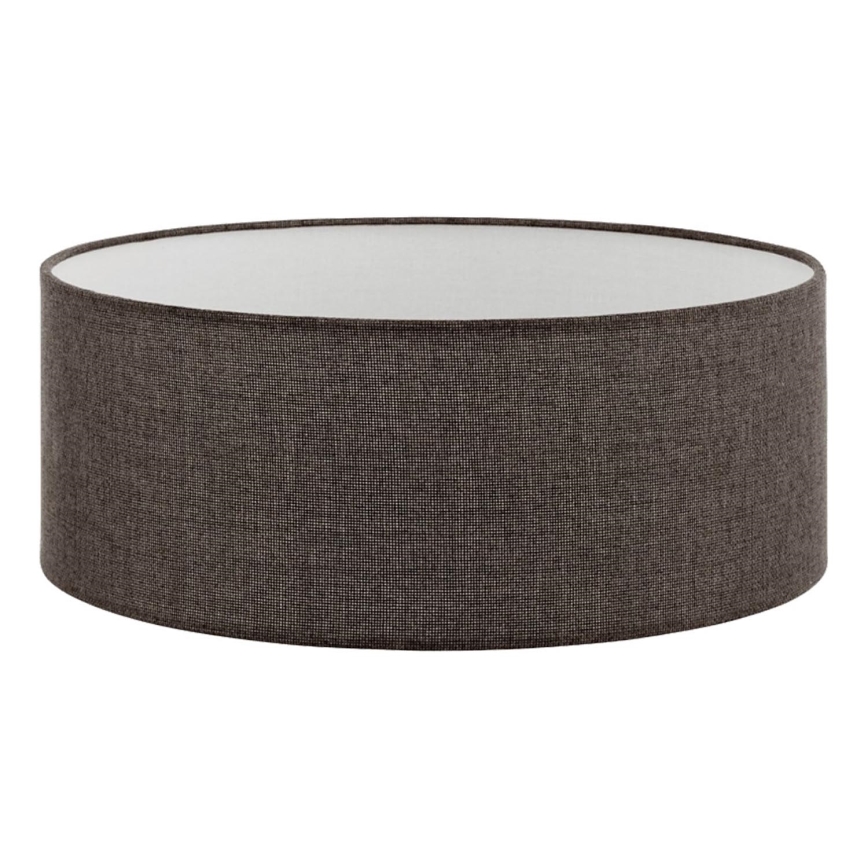 LED podna lampa TUNJA 1xE27/20W/230V prečnik 38 cm mat hrom/braon