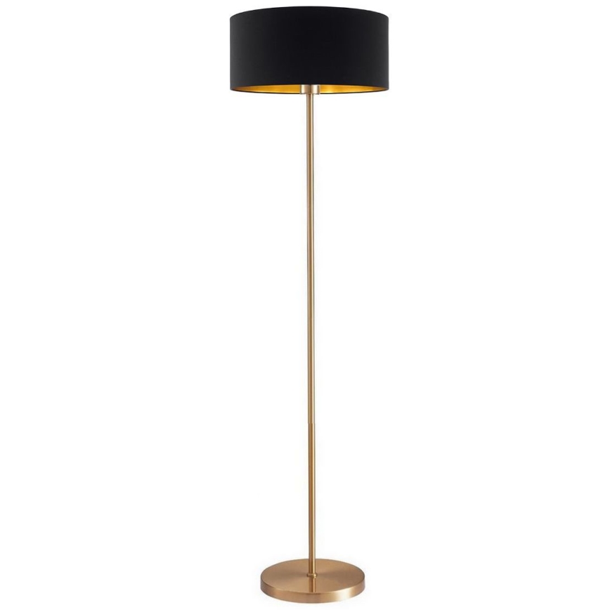 LED podna lampa TUNJA 1xE27/20W/230V prečnik 38 cm zlatna/crna