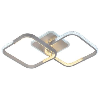LED prigušiva plafonski luster LED/55W/230V 3000-6500K + daljinski upravljač