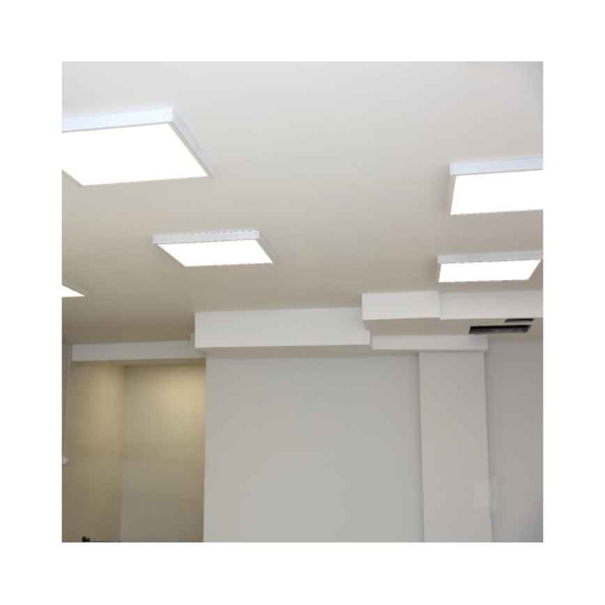 LED površinski panel BRISBANE LED/36W/230V 4000K 59,5x59,5 cm bela
