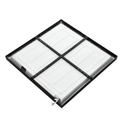 LED površinski panel BRISBANE LED/36W/230V 4000K 59,5x59,5 cm crna