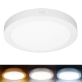 LED površinski/ugrađeni panel 2 u 1 24W/230V 3000/4000/6000K prečnik 30 cm IP54 bela