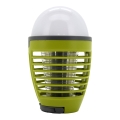 LED Prenosna punjiva lampa sa lapačem insekata LED/2W/3,7V 1800 mAh IPX4 zelena