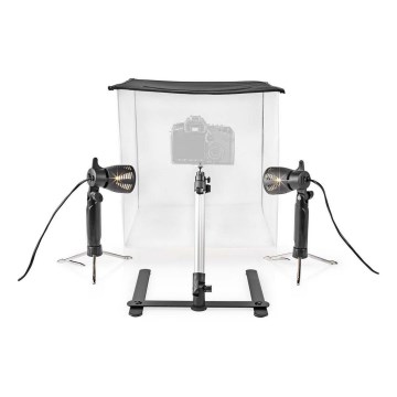 LED Prenosni fotostudio 2xGU10/5W/230V