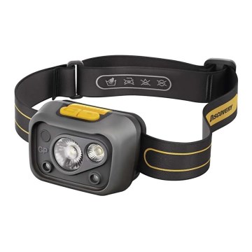 LED prigušiva čelna lampa sa senzorom GP DISCOVERY CHW54 LED/3xAAA IPX5