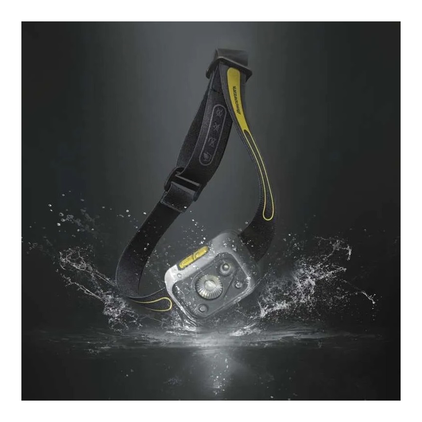 LED prigušiva čelna lampa sa senzorom GP DISCOVERY CHW54 LED/3xAAA IPX5