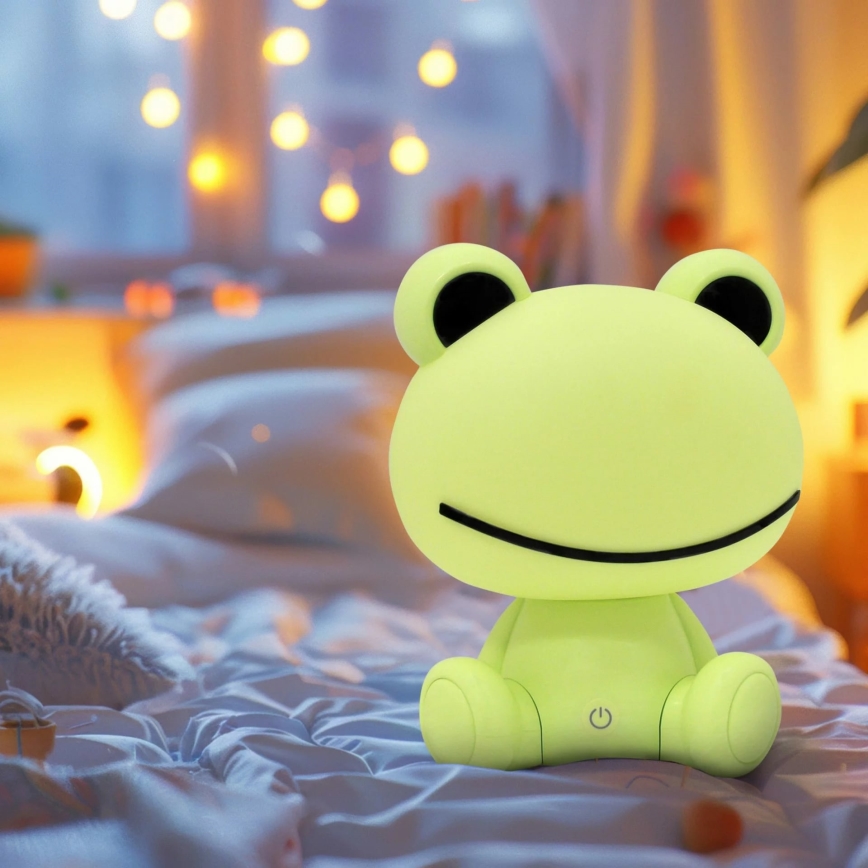 LED prigušiva dečija lampa na dodir FROG LED/2,5W/3,7V 1200 mAh