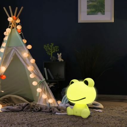LED prigušiva dečija lampa na dodir FROG LED/2,5W/3,7V 1200 mAh