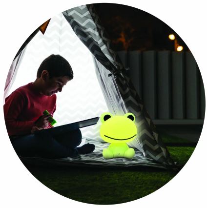 LED prigušiva dečija lampa na dodir FROG LED/2,5W/3,7V 1200 mAh