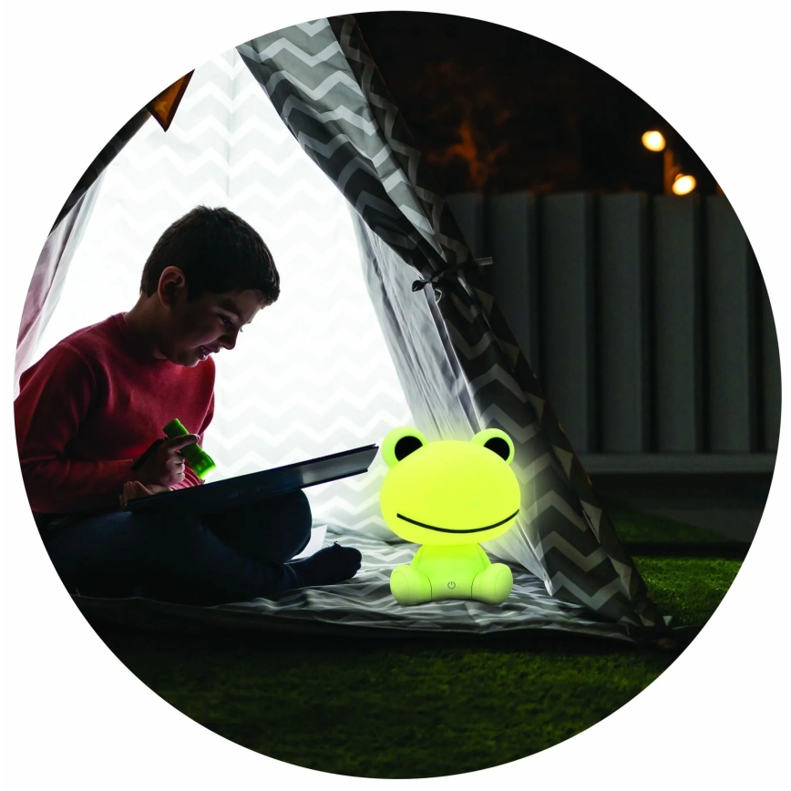 LED prigušiva dečija lampa na dodir FROG LED/2,5W/3,7V 1200 mAh