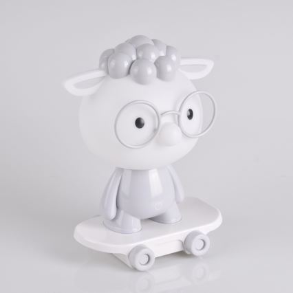 LED prigušiva dečja noćna lampica LED/2,5W/230V siva ovca