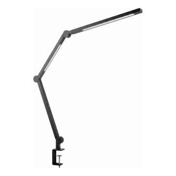 LED prigušiva dodirna fleksibilna stona lampa sa klipsom LED/12W/230V 3000/4000/6000K crna