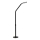 LED prigušiva dodirna podna lampa FERRARA LED/13W/230V 3000/4000/6000K crna