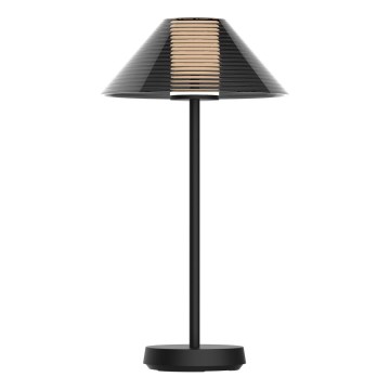 LED prigušiva dodirna spoljašnja stona lampa SERENGETI LED/3,4W/5V USB 3600 mAh IP44 crna