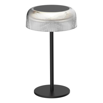 LED prigušiva dodirna spoljašnja stona lampa TRYPOLIS LED/2W/5V USB 1800 mAh IP44 crna