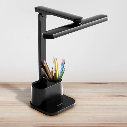 LED prigušiva dodirna stona lampa BARI LED/6W/230V crna