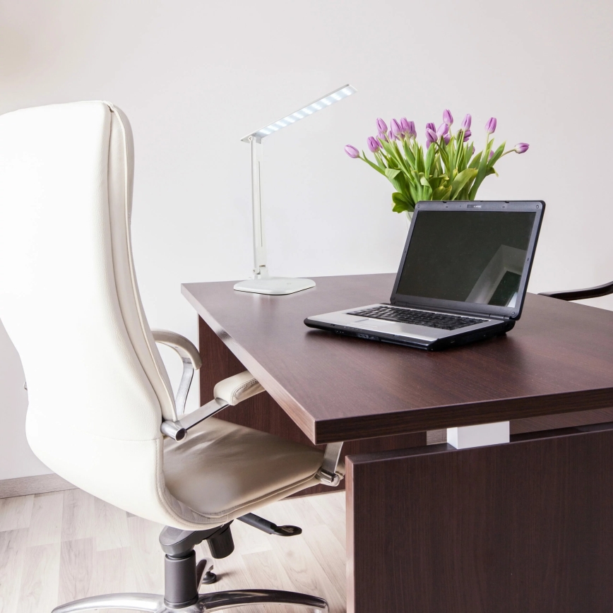 LED prigušiva dodirna stona lampa JOWI LED/8W/230V bela