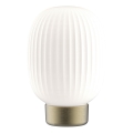 LED prigušiva dodirna stona lampa LATTE LED/1,8W/5V USB 2000 mAh zlatna/bela