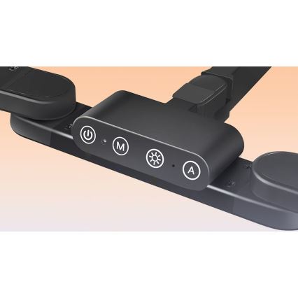 LED Prigušiva dodirna fleksibilna stona lampa POINTIQ LED/24W/230V 3000-6500K CRI 92 crna