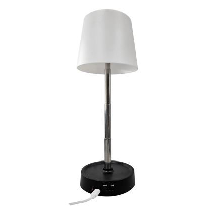 LED prigušiva dodirna stona lampa LED/3W/5V USB 800 mAh bela