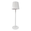 LED prigušiva dodirna stona lampa LED/5W/5V USB 1200 mAh bela