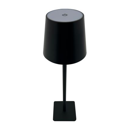 LED prigušiva dodirna stona lampa LED/5W/5V USB 1200 mAh crna
