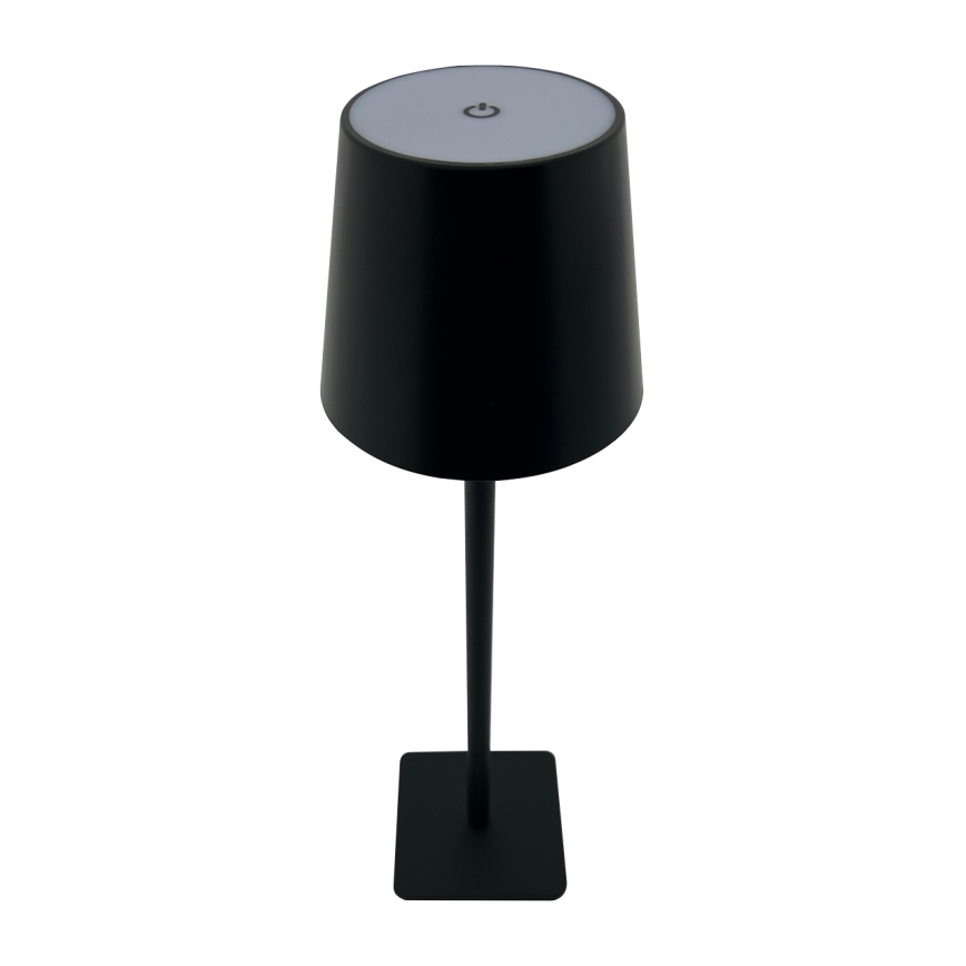 LED prigušiva dodirna stona lampa LED/5W/5V USB 1200 mAh crna