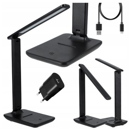 LED prigušiva dodirna stona lampa LED/6W/230V 3000/4000/6000K crna
