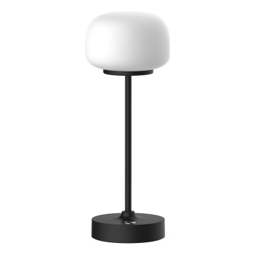 LED prigušiva dodirna stona lampa RIMINI LED/2W/5V USB 2000 mAh crna/bela