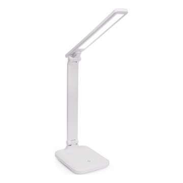 LED prigušiva dodirna stona lampa sa USB portom REMUS LED/5W/230V bela