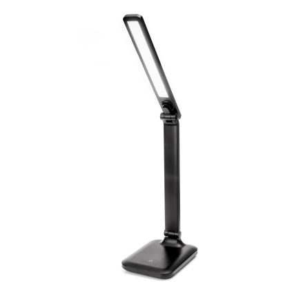 LED prigušiva dodirna stona lampa sa USB portom REMUS LED/5W/230V crna