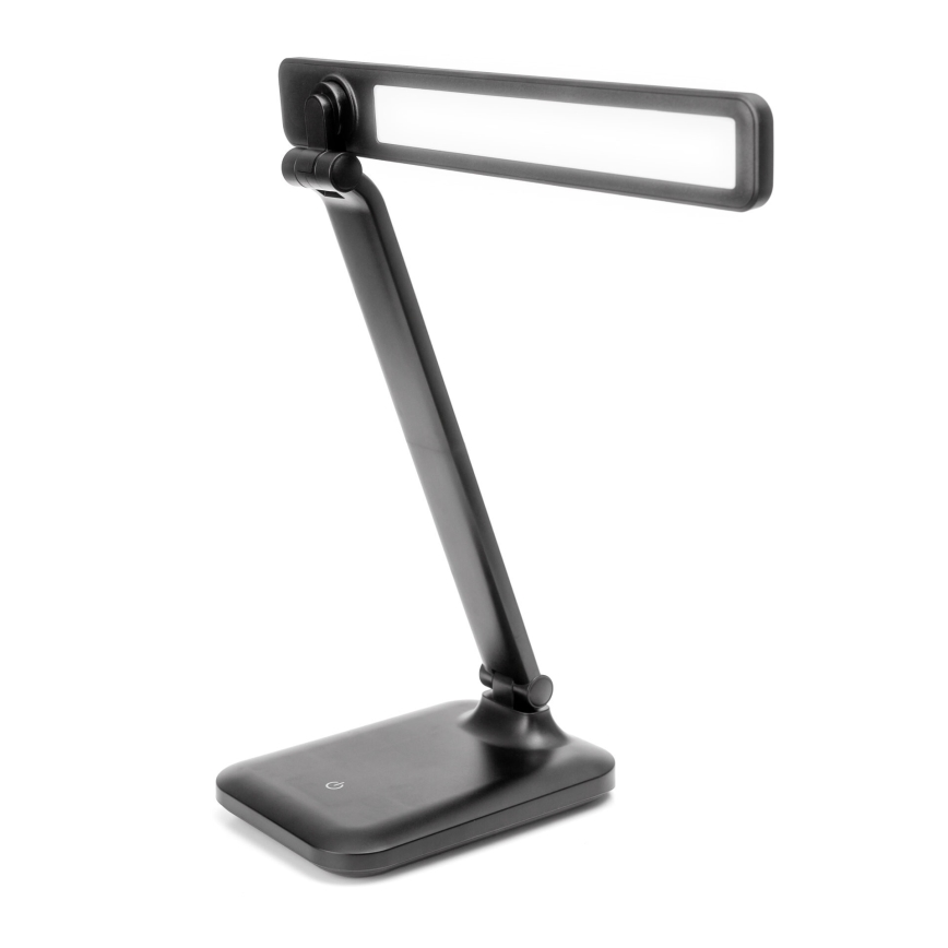 LED prigušiva dodirna stona lampa sa USB portom REMUS LED/5W/230V crna