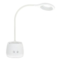 LED prigušiva fleksibilna punjiva stona lampa LUSIA LED/5W/5V 3000/4000K 1200 mAh bela