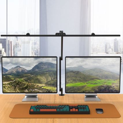 LED prigušiva dodirna fleksibilna stona lampa POINTIQ LED/36W/230V 3000-6500K CRI 92 crna