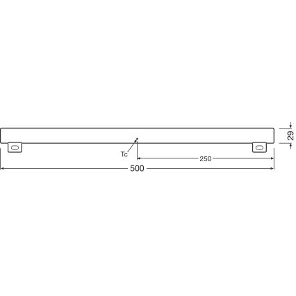 LED prigušiva fluorescentna cev S14s/4,7W/230V 2700K 50 cm CRI 90 - Osram