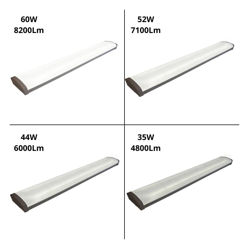 LED prigušiva fluorescentna svetiljka LED/35W/44W/52W/60W/230V 4000K 120 cm