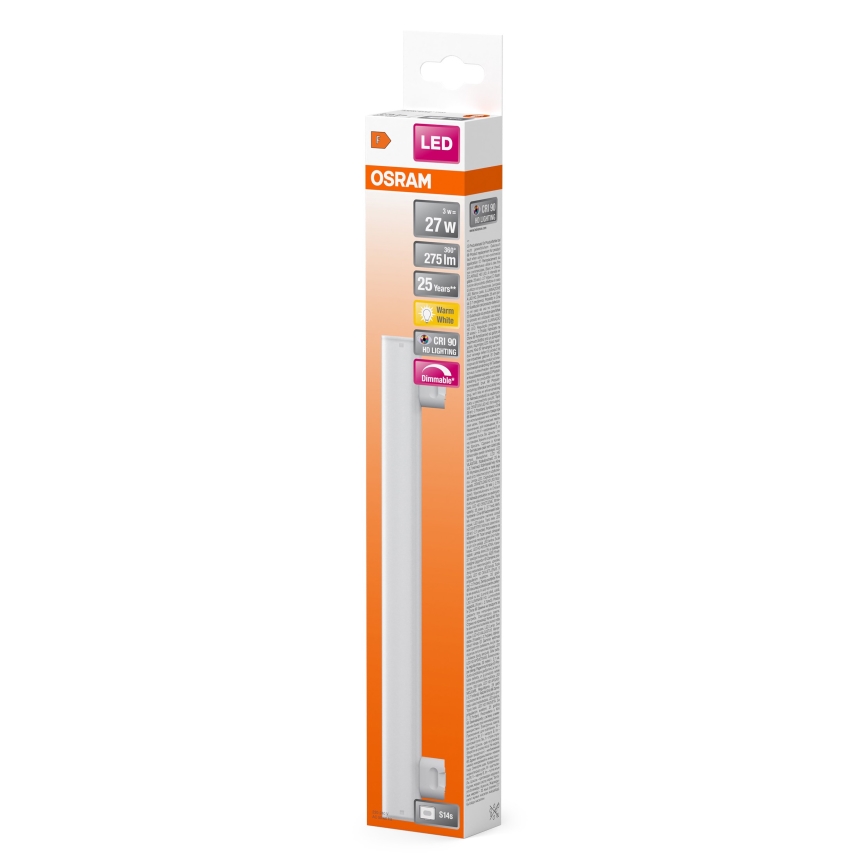 LED prigušiva fluorescentna trubica S14s/3W/230V 2700K 30 cm CRI 90 - Osram