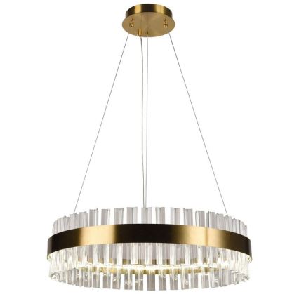 LED kristalni luster na sajli, prigušiva, LED/40W/230V 3000-6500K + daljinski upravljač