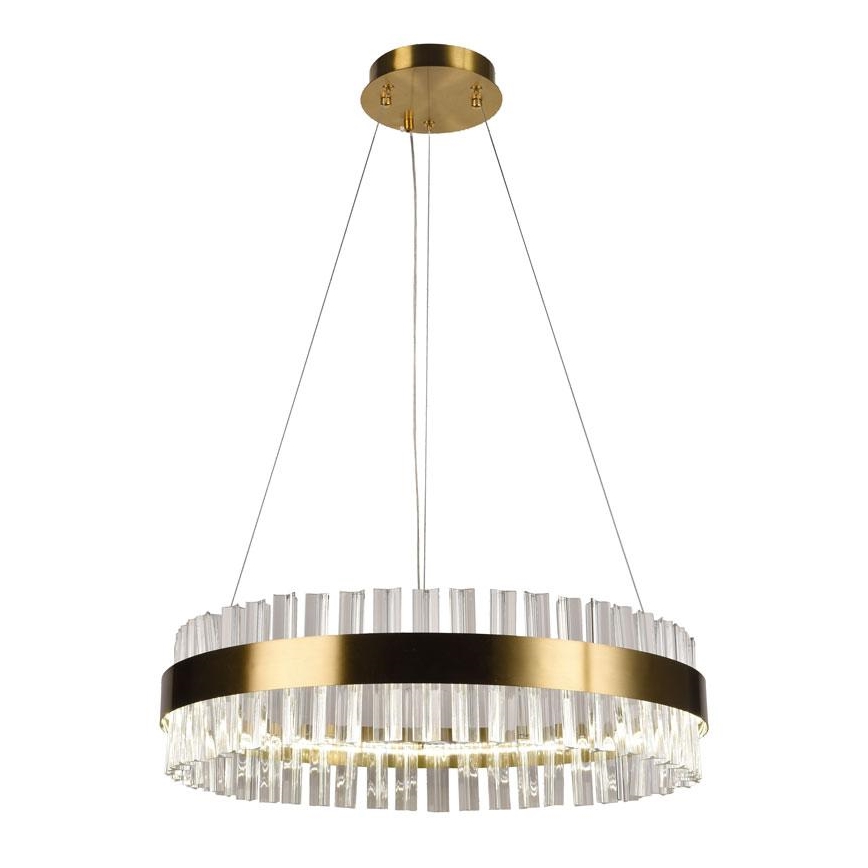 LED kristalni luster na sajli, prigušiva, LED/40W/230V 3000-6500K + daljinski upravljač