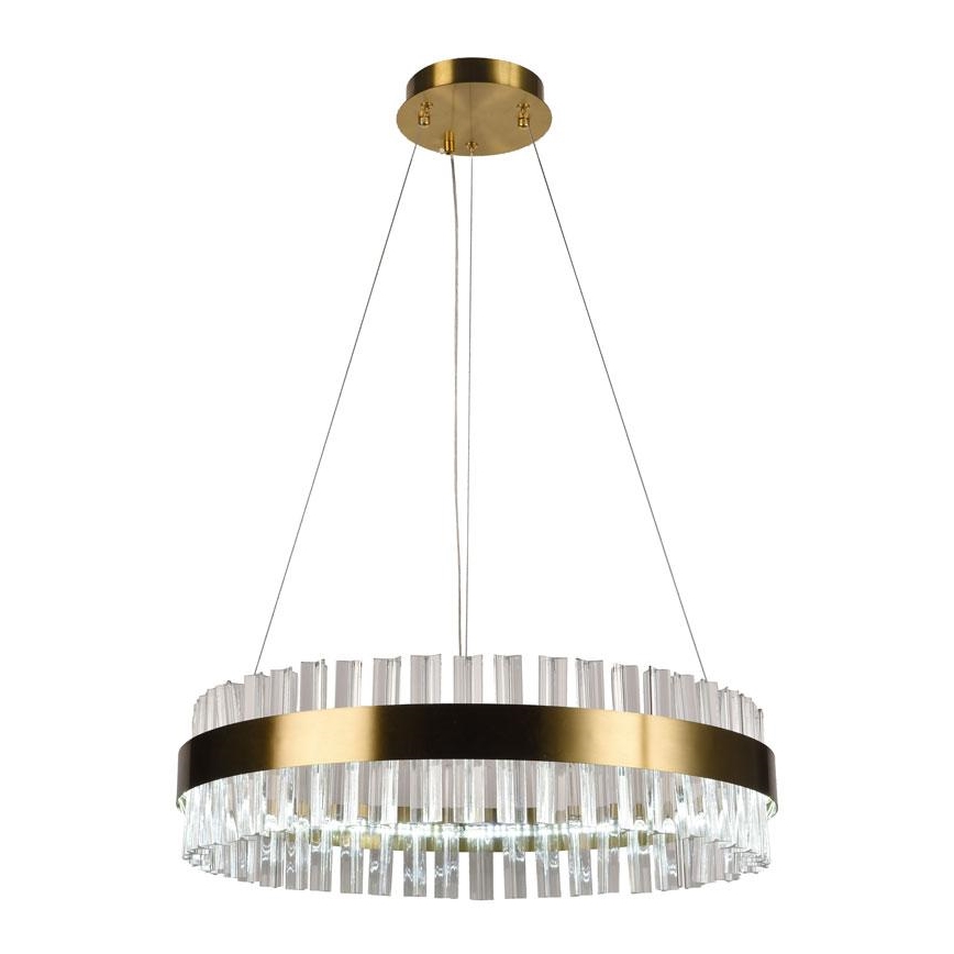 LED kristalni luster na sajli, prigušiva, LED/40W/230V 3000-6500K + daljinski upravljač