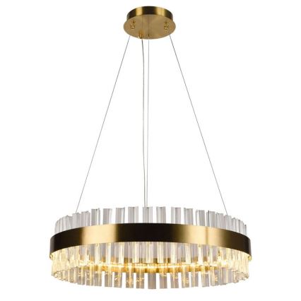 LED kristalni luster na sajli, prigušiva, LED/40W/230V 3000-6500K + daljinski upravljač