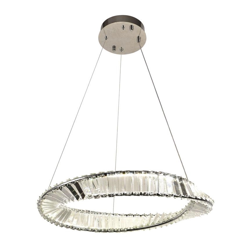 LED prigušiva kristalni luster na sajli LED/40W/230V 3000-6500K + daljinski upravljač