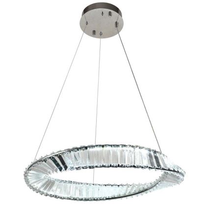 LED prigušiva kristalni luster na sajli LED/40W/230V 3000-6500K + daljinski upravljač