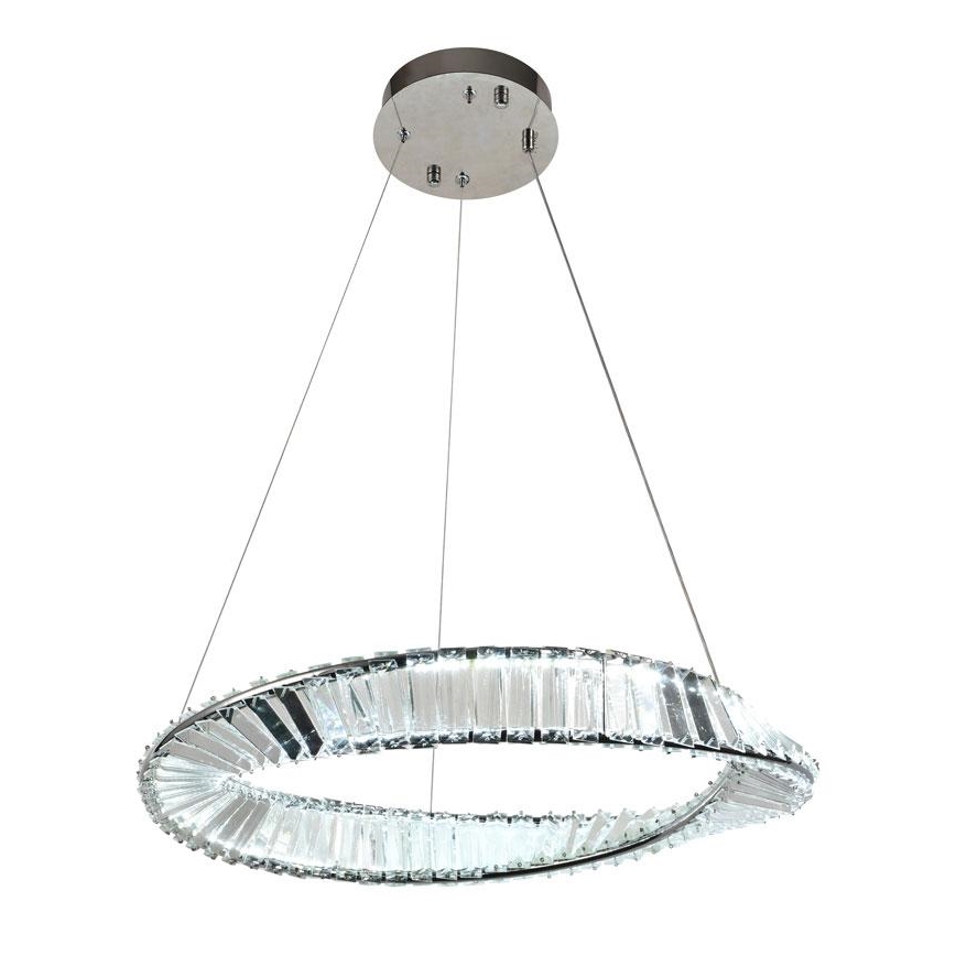 LED prigušiva kristalni luster na sajli LED/40W/230V 3000-6500K + daljinski upravljač