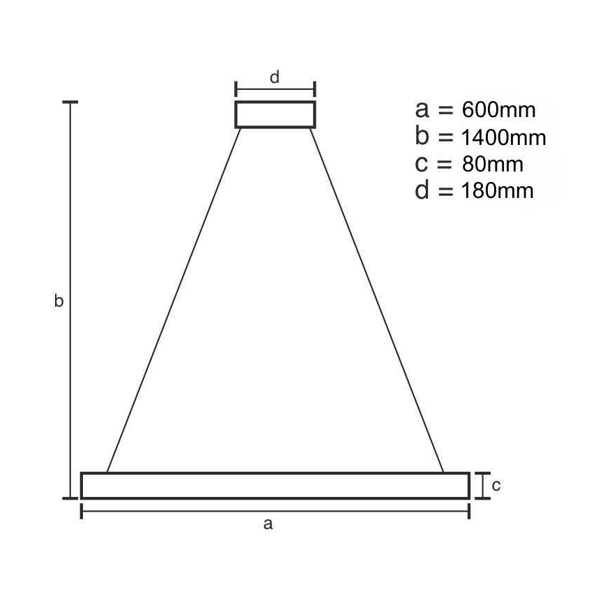 LED prigušiva kristalni luster na sajli LED/40W/230V 3000-6500K + daljinski upravljač