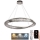 LED prigušiva kristalni luster na sajli LED/50W/230V 3000-6500K + daljinski upravljač