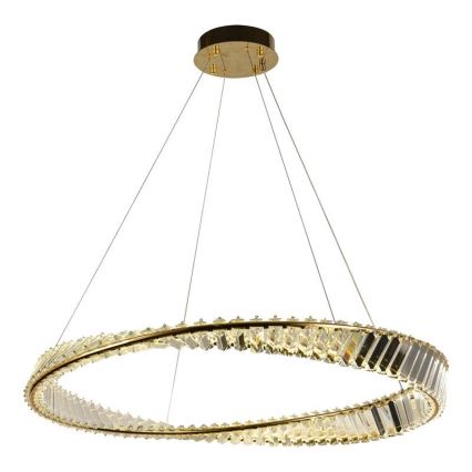LED prigušiva kristalni luster na sajli LED/50W/230V 3000-6500K + daljinski upravljač