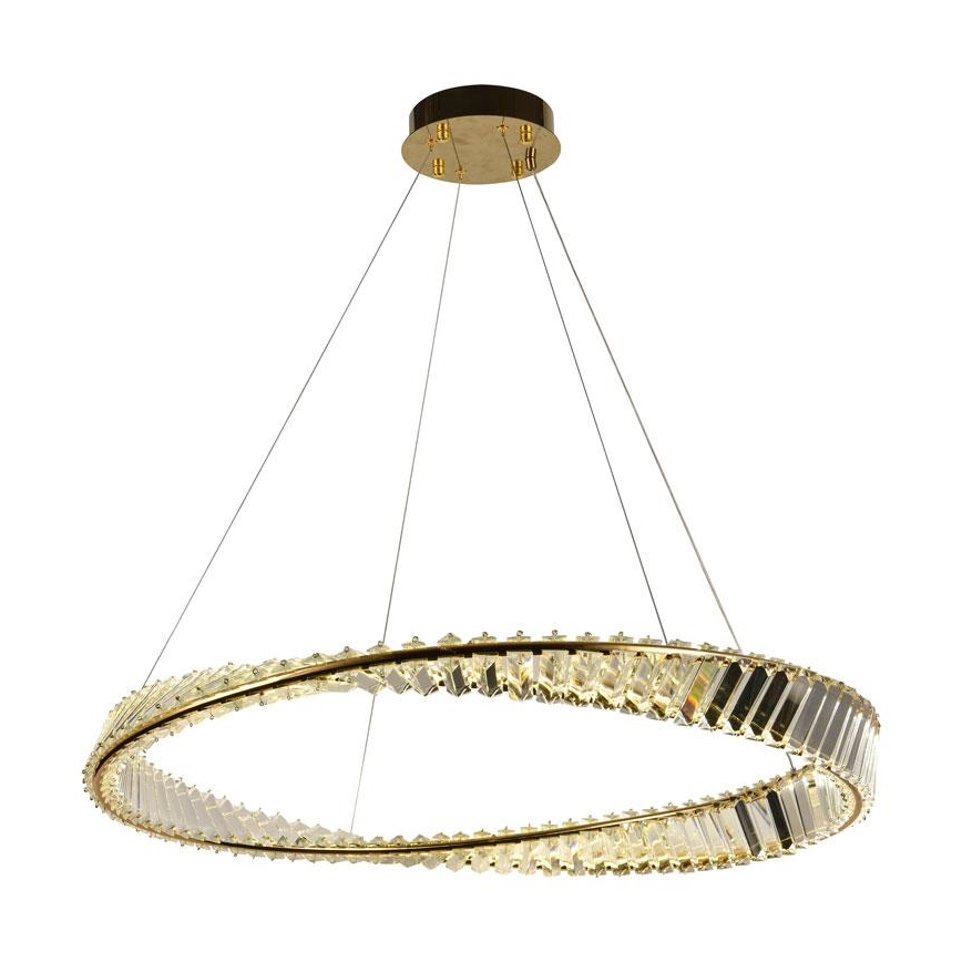 LED prigušiva kristalni luster na sajli LED/50W/230V 3000-6500K + daljinski upravljač