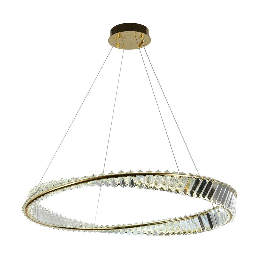 LED prigušiva kristalni luster na sajli LED/50W/230V 3000-6500K + daljinski upravljač