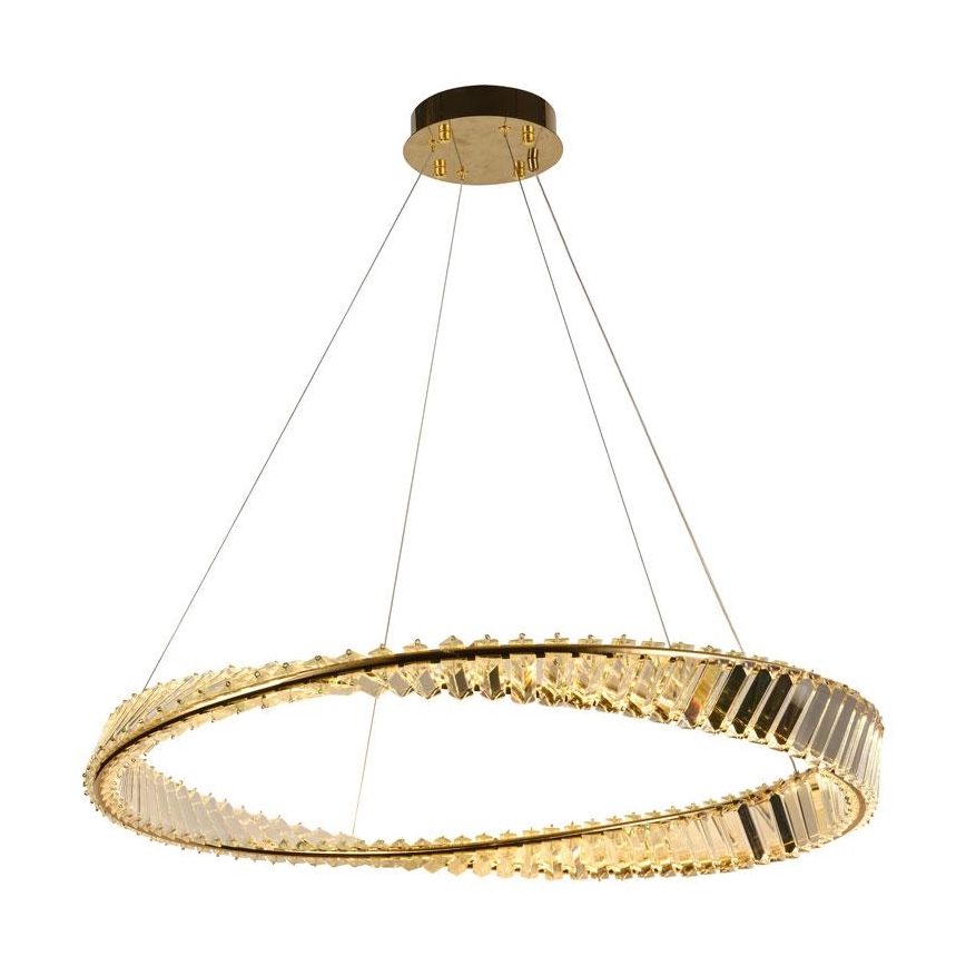 LED prigušiva kristalni luster na sajli LED/50W/230V 3000-6500K + daljinski upravljač